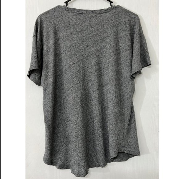 Madewell Heather Gray Short Sleeve T Shirt Tee - Picture 2 of 4